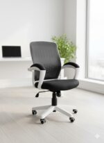 ⁦كرسى شبك طبى  موديل كيا  ابيض فى الوان⁩ - الصورة ⁦4⁩