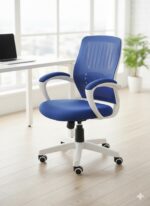 ⁦كرسى شبك طبى  موديل كيا  ابيض فى الوان⁩ - الصورة ⁦3⁩