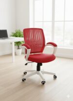 كرسى شبك طبى  موديل كيا  ابيض فى الوان