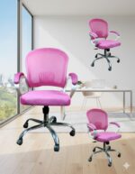 ⁦كرسى شبك طبى وسط  موديل اوبر ابيض فى الوان⁩ - الصورة ⁦3⁩