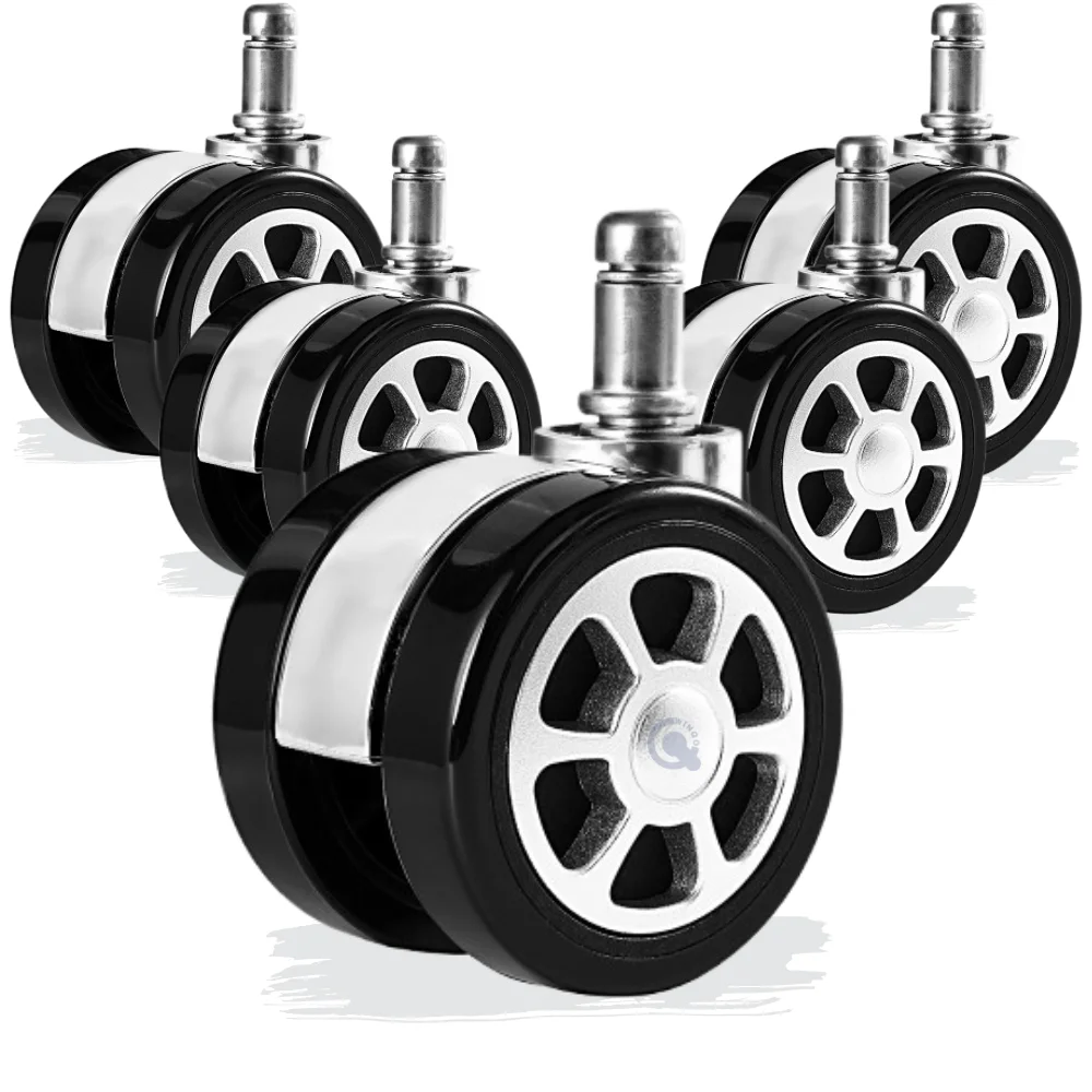 طقم  عجل  كراسى  مكتب 5 قطع لون موديل  مرسيدس