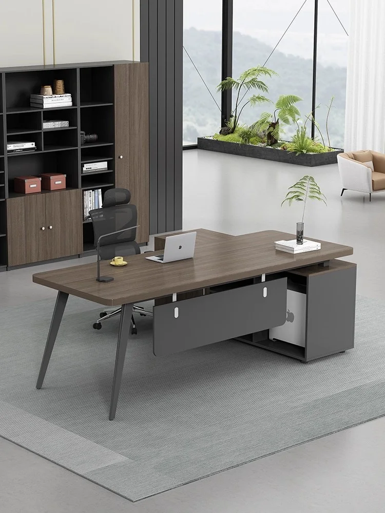 مكتب مدير خشب فى معدن كود GLD 0066 - الصورة 2