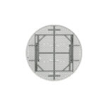 ⁦ترابيزة قابلة للطى دائرية مستوردة مقاس 150⁩ - الصورة ⁦5⁩