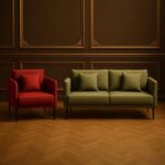 ⁦طقم انترية استقبال جلد GLS-M145⁩ - الصورة ⁦2⁩