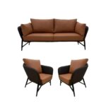 ⁦طقم انترية جلد GLMS-3300- M104⁩ - الصورة ⁦2⁩