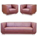 ⁦طقم انترية استقبال جلد GLS 504⁩ - الصورة ⁦3⁩