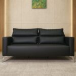 كنبة انترية جلد مكتبى كود GLHC303