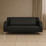 كنبة انترية جلد مكتبى كود GLHC304