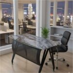 مكتب زجاج سيكوريت كود GLD0002