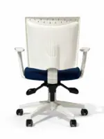 ⁦جلاكسي كرسي مكتب طبي قماش متحرك فريم ابيض⁩ - الصورة ⁦4⁩