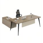 ⁦مكتب كمبيوتر خشب فى معدن كود GLD 0062⁩ - الصورة ⁦3⁩