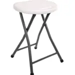 كرسي قابل للطي مدور