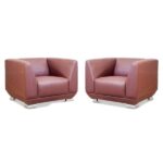 ⁦طقم انترية استقبال جلد GLS 504⁩ - الصورة ⁦4⁩