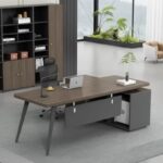 ⁦مكتب مدير خشب فى معدن كود GLD 0066⁩ - الصورة ⁦3⁩