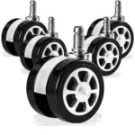 طقم عجل كراسى مكتب 5 قطع لون موديل مرسيدس