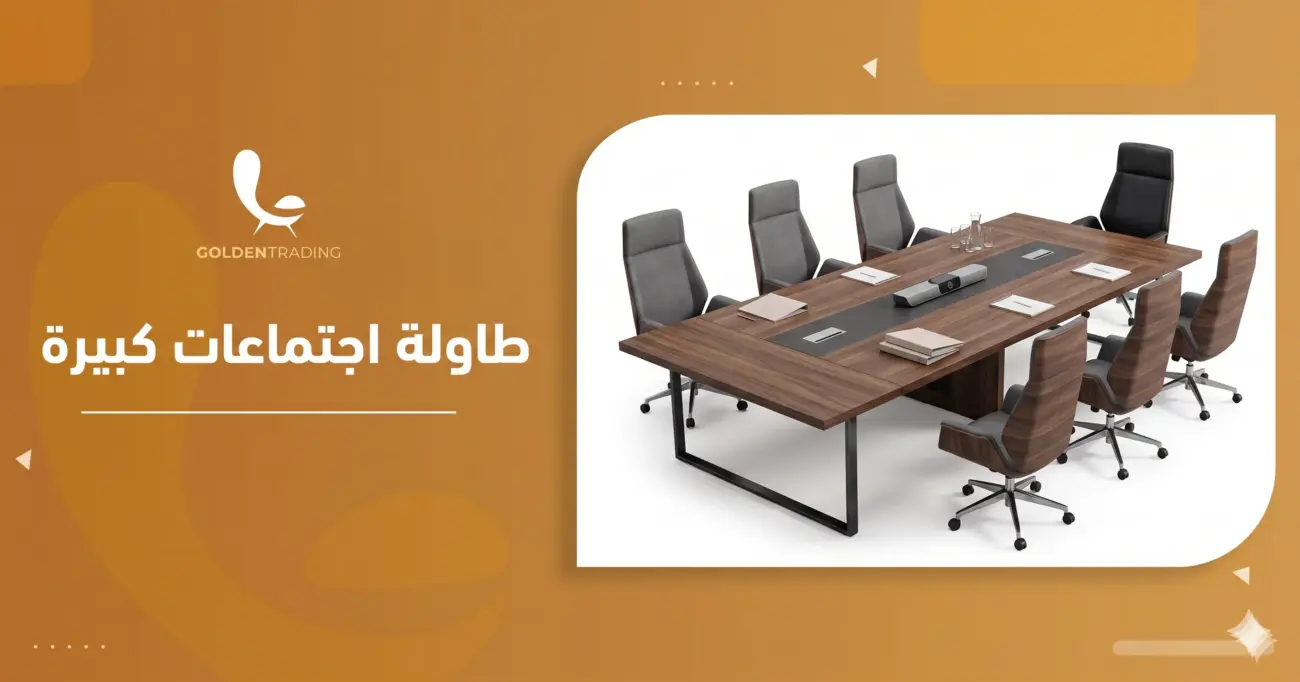 طاولة اجتماعات كبيرة