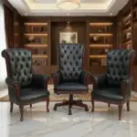 طقم كراسي مدير كلاسيك GF-MC-001