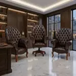 طقم كراسي مدير كلاسيك GF-MC-002