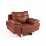 فوتية مكتب مودرن طبي سوبر سوفت جلد بمخدع فايبر كنبة+2 فوتيه موديل PS-200-M23