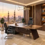 جولد  104 مكتب تنفيذى فاخر  موردن شامل سايد جانبى